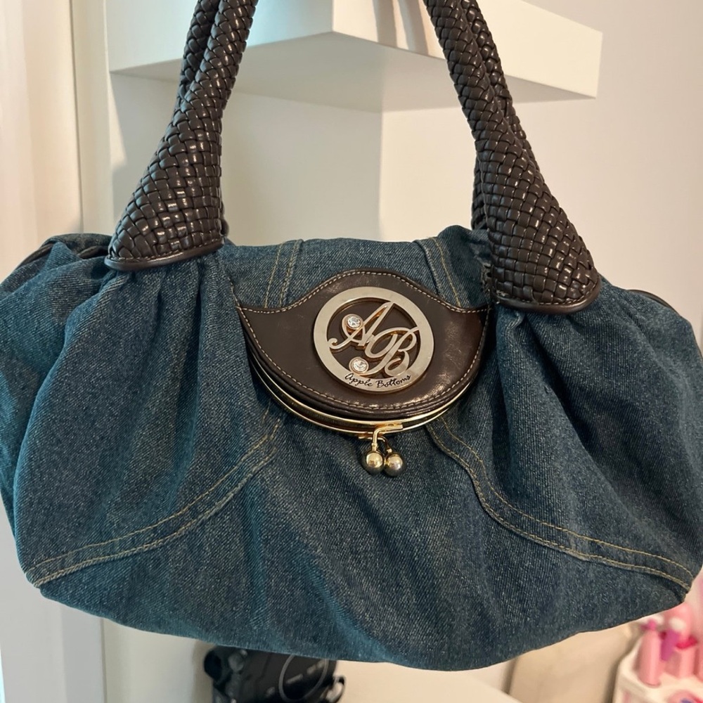 Vintage Apple bottoms denim purse